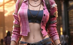 迈开腿让我尝尝你的扇贝一